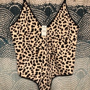 Brand New Sexy Express Bodysuit, 🐆 print!
